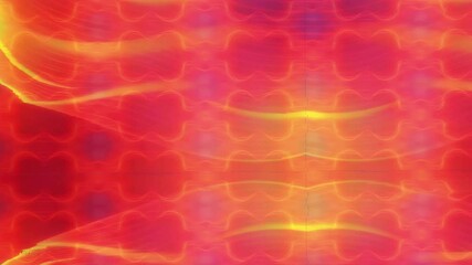 Vibrant abstract red pattern with floral motifs creating a lively background suitable for design use