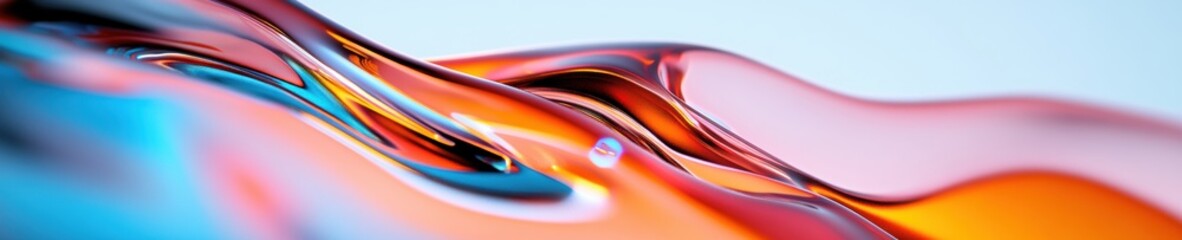 Aufkleber - Fluid Dynamics Gradient Innovative Digital Art Visualization Exploring Abstract Color Transitions in Next-Gen Visual Design Experience