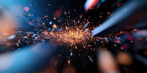Poster - Quantum Burst Dynamics High-Velocity Data Explosion Visualizing AI-Driven Digital Transformation in Immersive 8K Hyper-Resolution Technological Innovation
