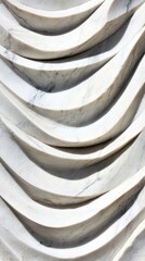 Poster - Minimalist Marble Texture Fluid Sculptural Curves Exploring Organic Design Trends - Contemporary Architectural Surface Styling for Premium Interiors and Creative Branding