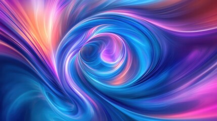 Aufkleber - Colorful abstract swirl patterns create a modern visual dynamism with vibrant hues blending seamlessly in a balanced design