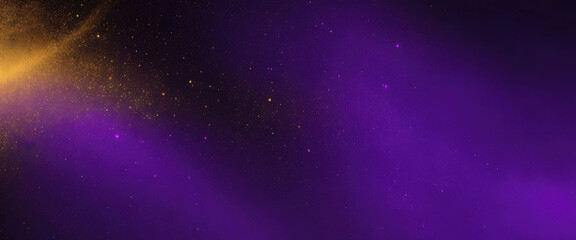 Wall Mural - abstract magic purple and gold dust beautiful background