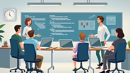 Workshops on programming, application development, and web design