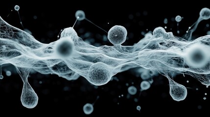 Abstract Cellular Network: Microscopic Structures in a Crystalline Web