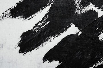 Wall Mural - bold, expressive black brushstrokes painted with japanese calligraphy-inspired technique on textured