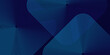 © m - Modern abstract blue background with glowing geometric lines. Blue gradient hexagon shape design. Futuristic technology concept.