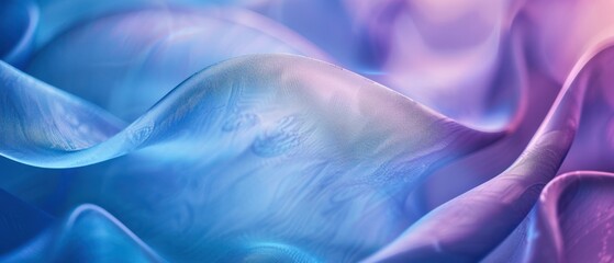 Wall Mural - abstract blue and purple background with curved lines, blurred shapes, and a modern gradient effect