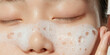 © Lila Patel - Facial Cleansing Foam Application on Skin