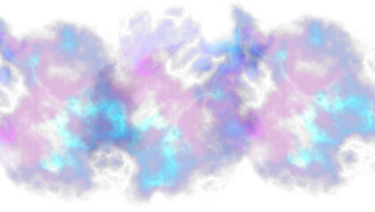 Wall Mural - abstract watercolor fog or smoke on transparent background
