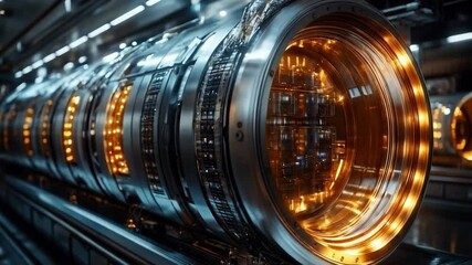 Aufkleber - A close-up view of a quantum computer's core, showcasing intricate qubit circuits and glowing lights. This environment focuses on emerging quantum technologies enhancing computational capabilities.
