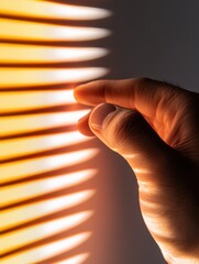 Fototapete - Minimalist Smart Home Automation Elegant Touch-Responsive Lighting Control with Warm Ambient Texture - Intuitive Design for Modern Professional Spaces