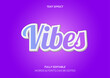 © andesign - Vibes Editable Handwritten Text Effect on Blue Purple Background