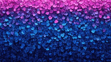 Wall Mural - a high-quality abstract dark blue and purple grainy gradient with a futuristic digital glow.
