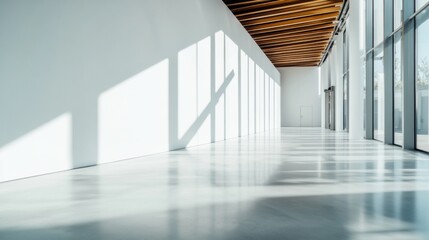 Poster - Minimalist Corporate Recruitment Landscape Sleek Urban Workspace Illuminating Talent Acquisition Trends with Next-Gen Professional Architectural Design