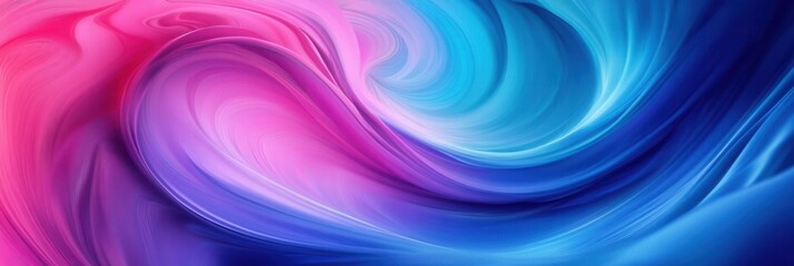 Leinwandbilder - Colorful abstract swirling patterns create a dynamic and vibrant background with modern design elements
