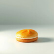 © hwsky - Glowing Pastry Delight: A Single Treat with Soft Radiance on a Minimalist 3D Background