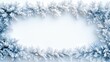 © crazyass - Winter wonderland decorative frame with white icicles isolated on white background nature photography snowy environment