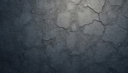 Poster - Top view of cracked grunge concrete dark surface. Grey asphalt road texture background. Abstract aged grainy pattern. Rough material structure with dirt and crack details.