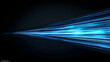 © Edo - Dynamic Blue Light Streaks On A Dark Background With A Sense Of Speed And Motion