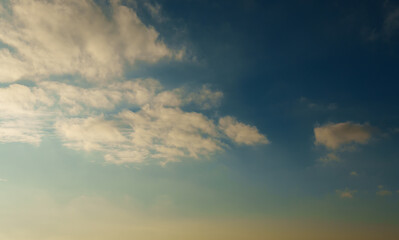 Wall Mural - beautiful sunset sky abstract background