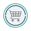 © riiicil - Shopping cart icon in a teal circle
