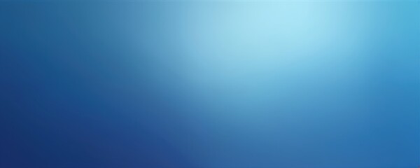 Fototapete - Beautiful gradient background in shades of blue. Abstract texture with light effect. Ideal for wallpaper, website design, template, or modern graphic projects. Great backdrop for underwater themes.