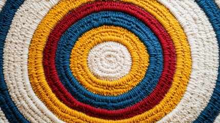 Wall Mural - vintage decorative floor mat with bright accents