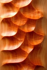 Wall Mural - a close up of a wooden surface with wavy lines