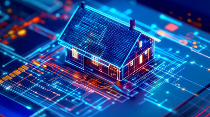 Smart home system programming software. Engineering development of smart house system. Design project in CAD programs of Smart building. Engineering setting up work scenarios IOT. Internet of things.