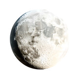 planet moon on transparent background