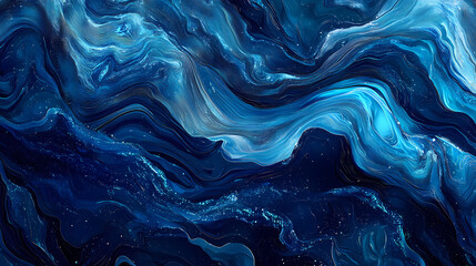 Futuristic blue waves blend computer code technology modern vector background design. Hyperspectral Waves. Illustration