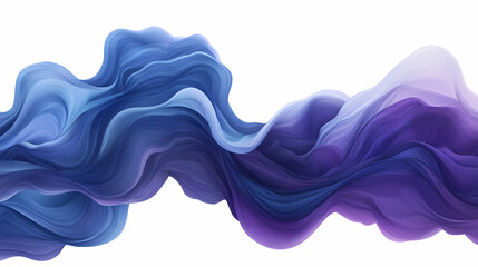 Wall Mural - smooth dark blue purple waves abstract background vector banner design element modern. hyperspectral