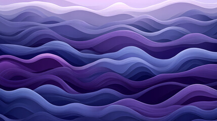 Wall Mural - smooth dark blue purple waves abstract background vector banner design element modern. hyperspectral