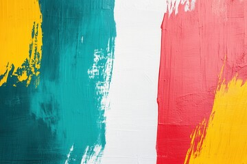 Aufkleber - Bold abstract background with vibrant paint strokes for artistic inspiration and creative expression
