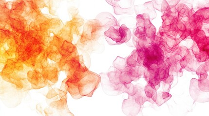 Wall Mural - Vibrant Patterns in Creative Design with Light Background