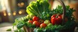 © The 2R Artificiality - Fresh ripe vegetables being brought to the home.