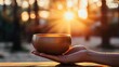 © Naret - Meditation and breathing practice tranquil forest imagery natural light peaceful viewpoint discipline in mindfulness
