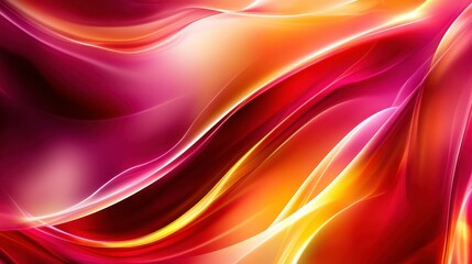 Canvas Print - Vibrant Flowing Abstract Background in Urban Style