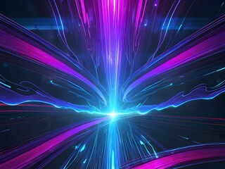 Wall Mural -  Electric Energy Burst