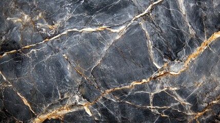 Aufkleber - Elegant gray marble texture with white veins perfect for backgrounds and design projects
