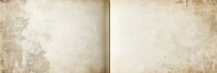 Aufkleber - Inviting cream and brown book page background for scholarly text layout with golden ratio design element