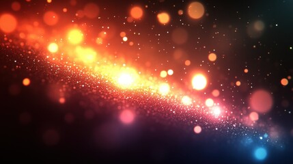 Wall Mural - abstract glowing cosmic background