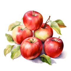 Wall Mural - digital technology apple watercolor design illustration