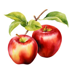 Wall Mural - digital technology apple watercolor design illustration