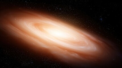 Wall Mural - Cosmic Components Expansion Concepts. Spiral galaxy surrounded by stars and cosmic dust.
