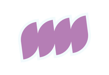 Wall Mural - brutalist abstract shape element sticker. modern flat symbol with bold form and unique element. geom