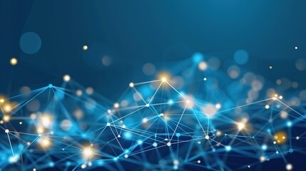 Wall Mural - Innovative_Development_Technology_Particle_Network