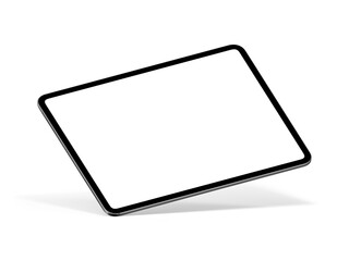 Wall Mural - high quality tablet mockup template in space black color