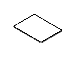 Wall Mural - high quality tablet mockup template in space black color