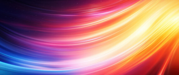 Wall Mural - colorful glowing particles swirling in space create vibrant and dynamic background, showcasing blend